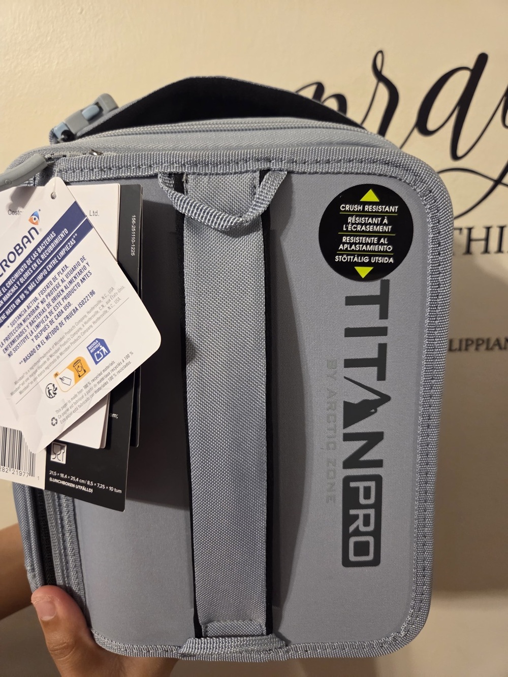 Titan Pro Blue Hard Lunch Case